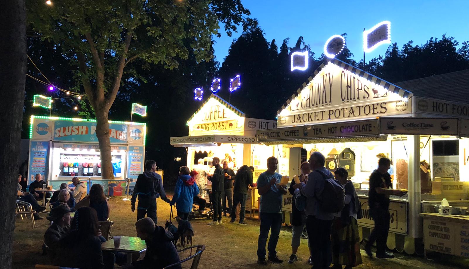 Illuminated Evening Stalls